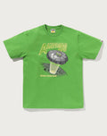 APE HEAD UFO ON MOON TEE MENS