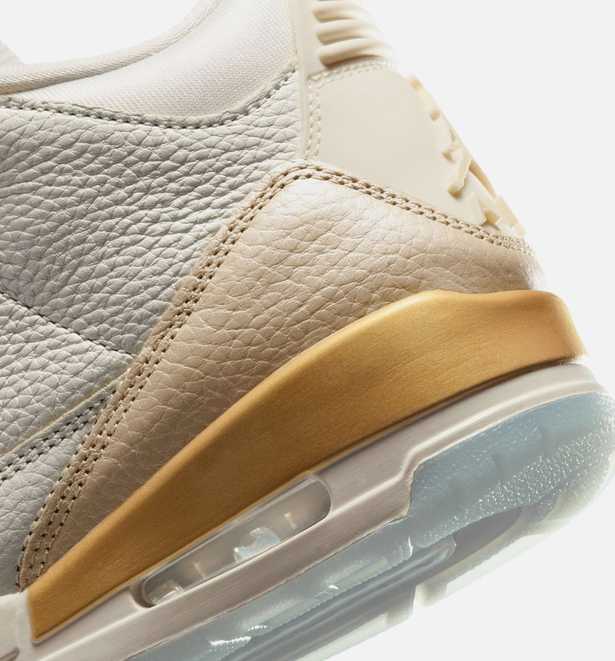 Air Jordan 3 Retro Sail and Pale Ivory - Women's Lifestyle Shoe (Sail/Team Gold/Pale Ivory/Metallic Gold/Ice)