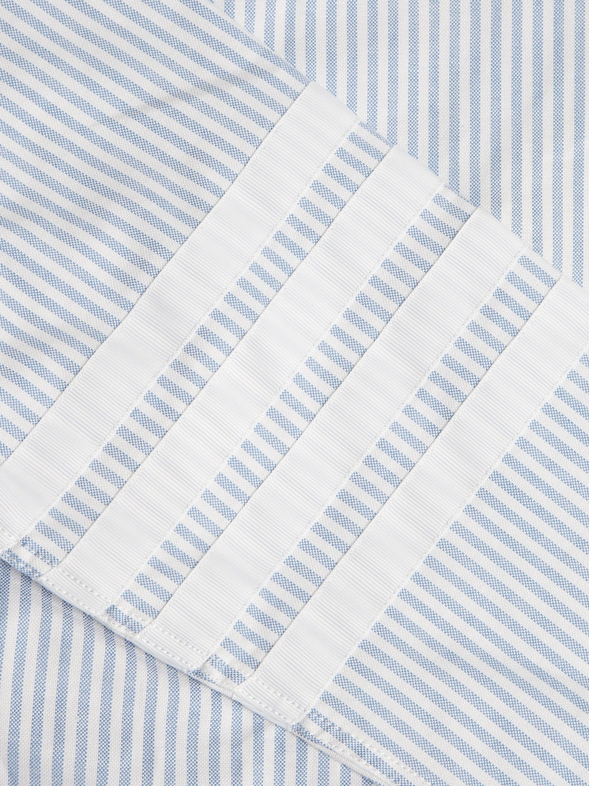 Men's Striped Long-Sleeve Shirt — Classic Button Collar | Thom Browne