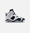Air Jordan 6 Retro Black & White Grade School Lifestyle Shoe
