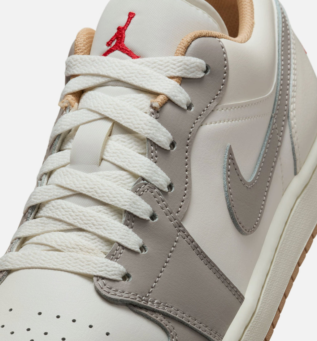 Air Jordan 1 Low “Sail/Fire Red” Men's Lifestyle Shoes