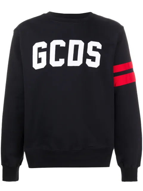 GCDS logo embroidered sweatshirt