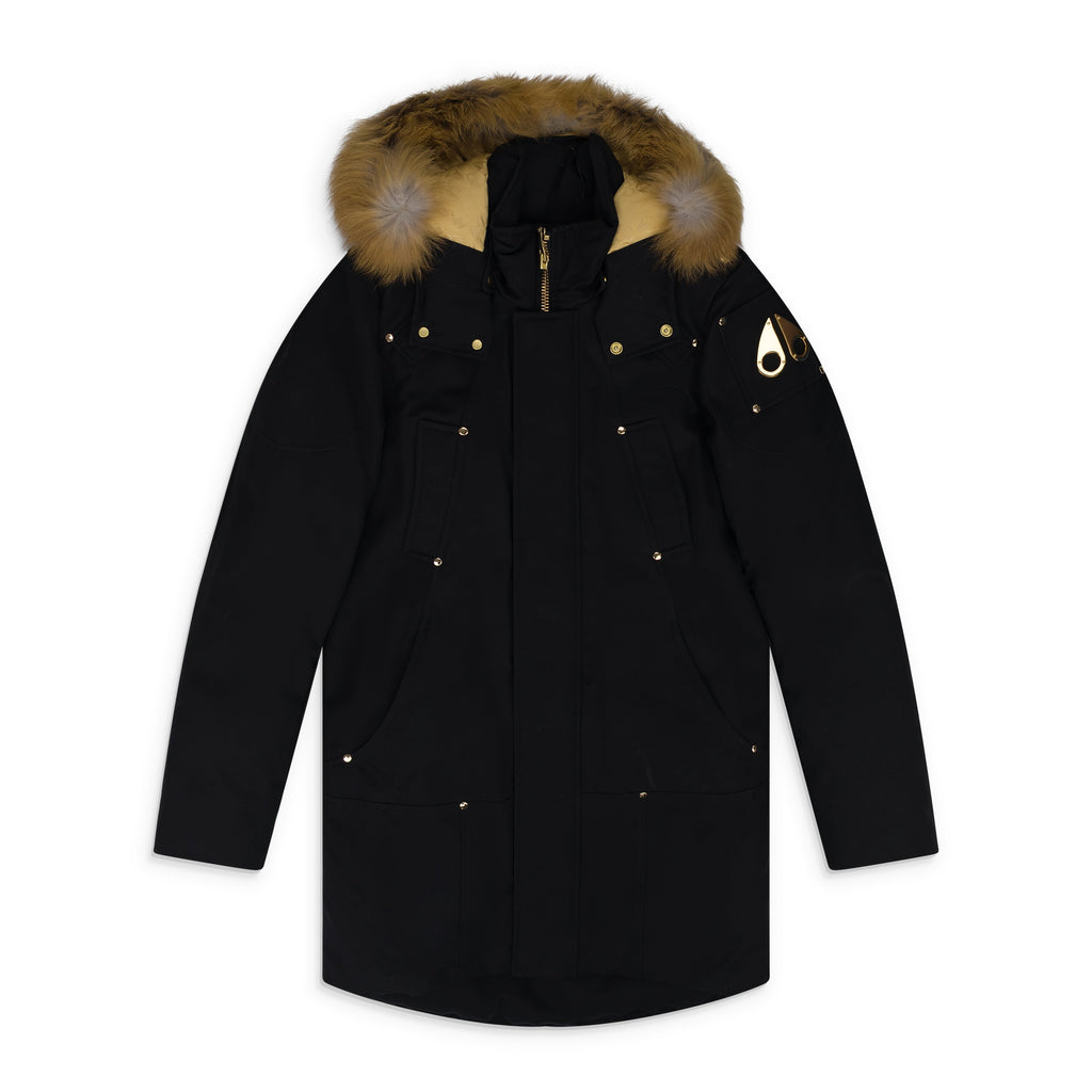Black / Gold Stag Lake Parka Jacket