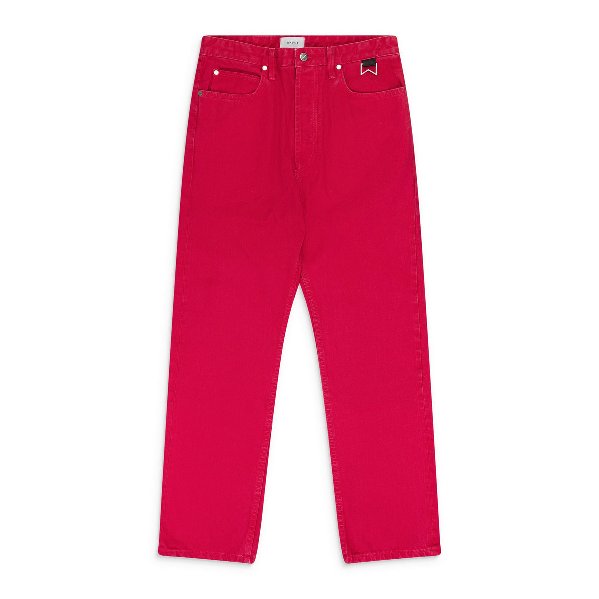 Red Denim Pants