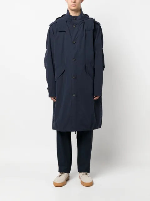 A.P.C. hooded parka coat