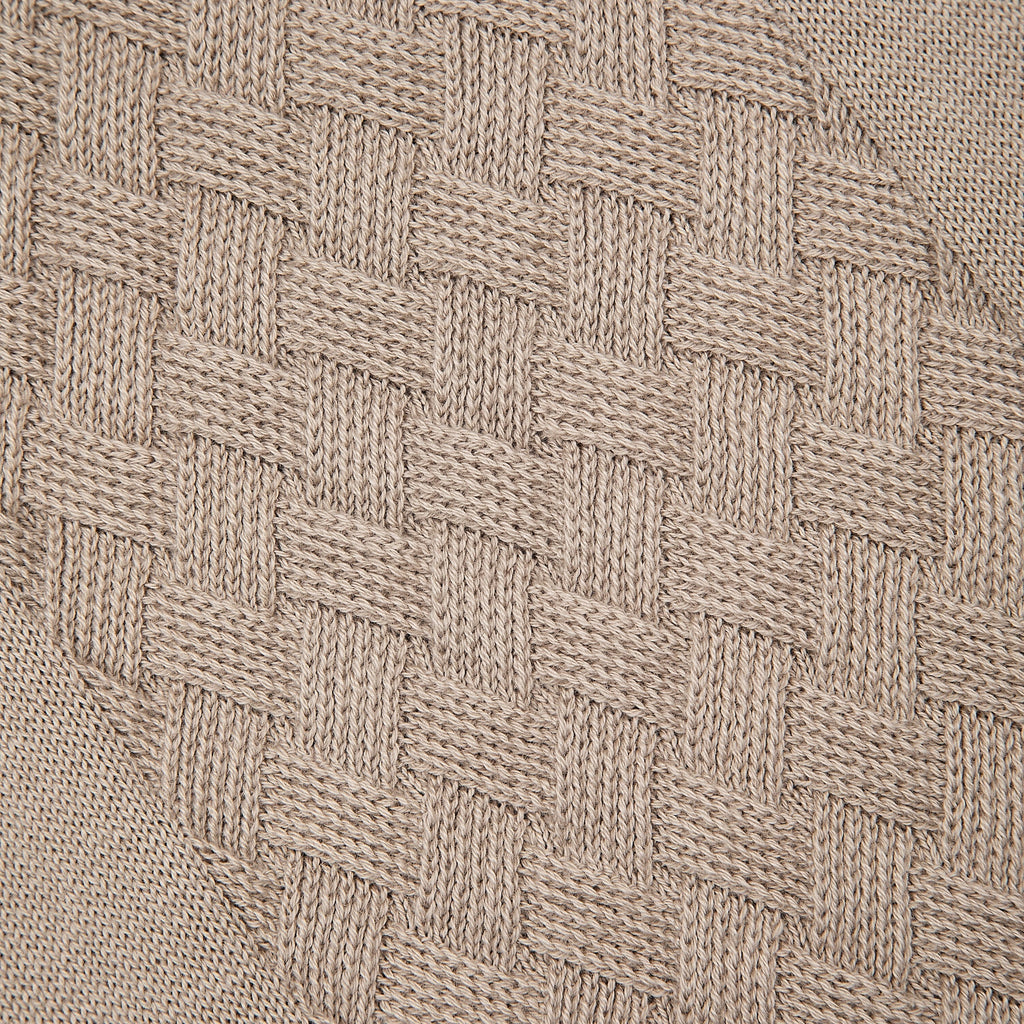 "on air" Polo knit beige