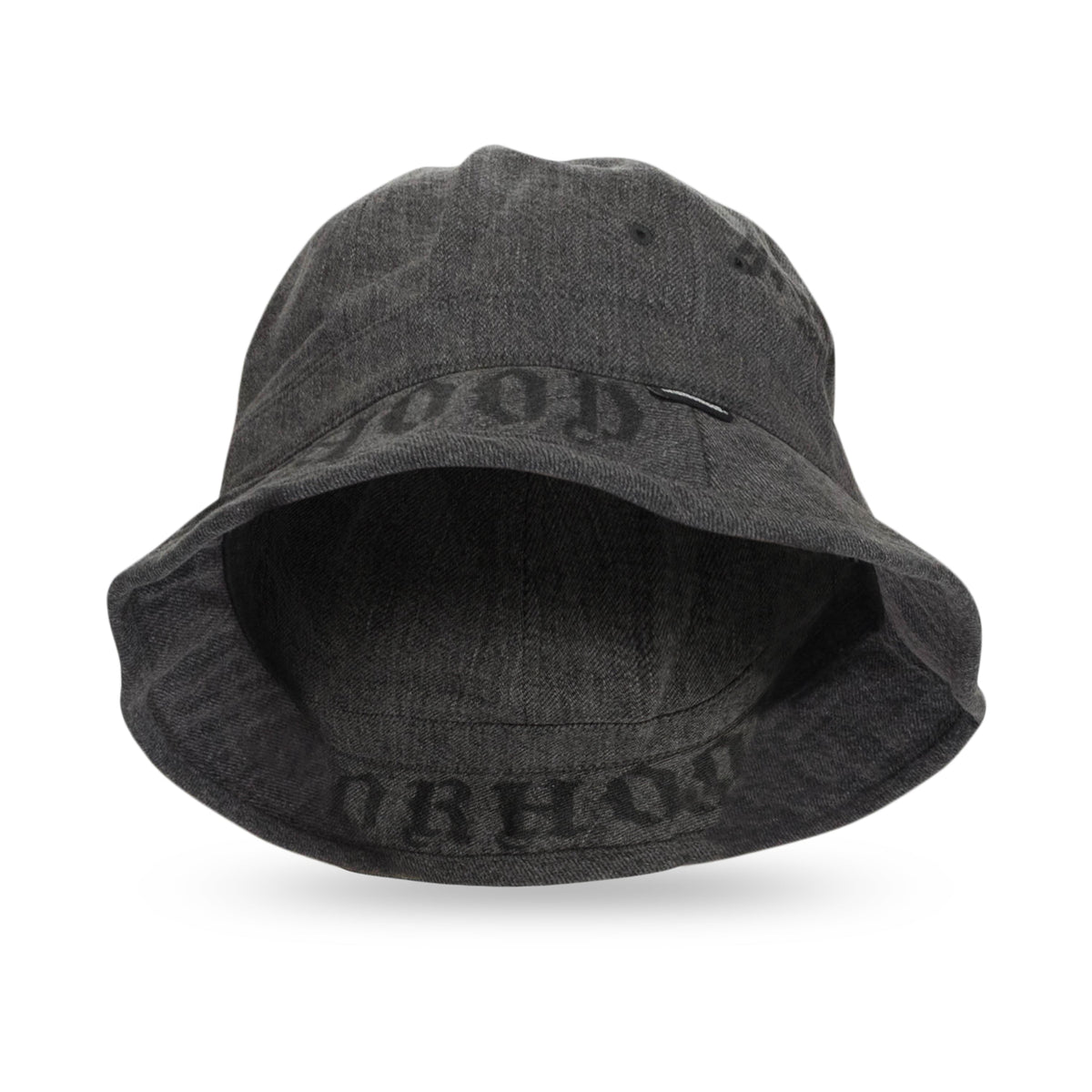 FADE DENIM BALL BLACK HAT