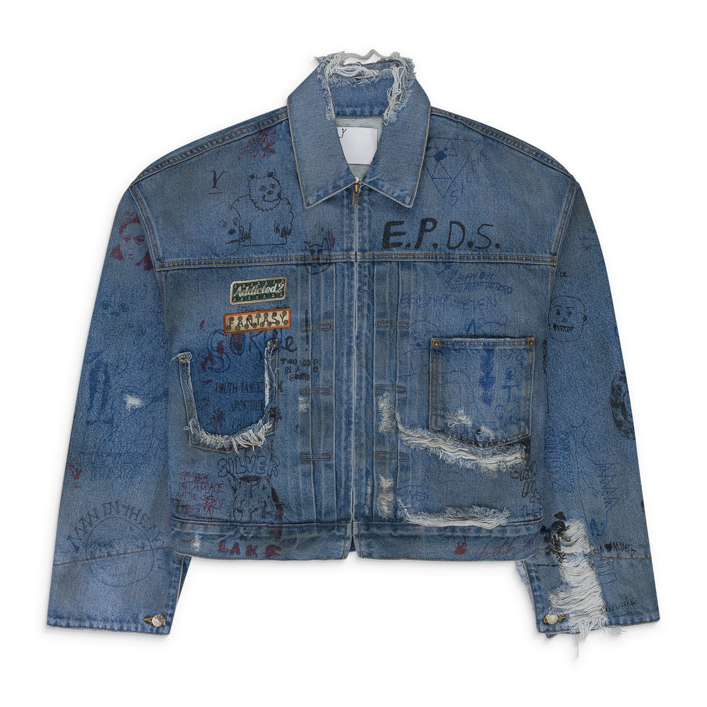 INDIGO UR FANTASY DENIM JACKET