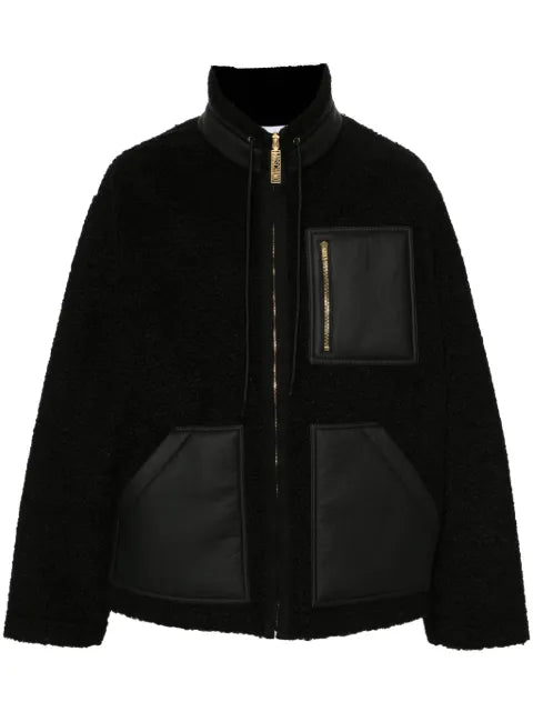 Moschino faux-shearling jacket