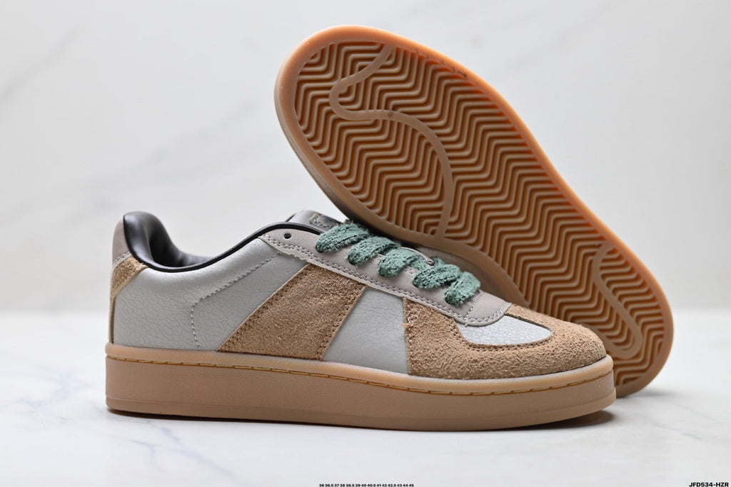 Adidas K81801650 Unisex Casual Sneakers - 2 Colorways incl. Tan/Mint & Navy/Beige