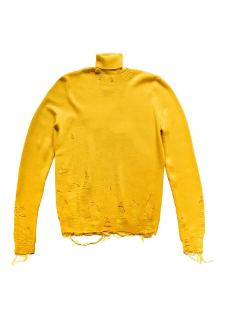 MM6 Maison Margiela distressed roll-neck sweater