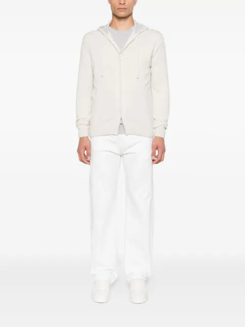 Eleventy zip-up cashmere hoodie