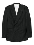 Givenchy stripe-pattern double-breasted blazer