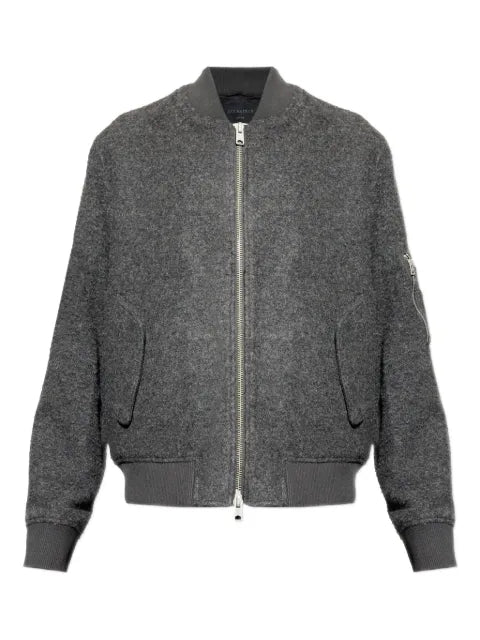 AllSaints Saku zip-fastening bomber jacket