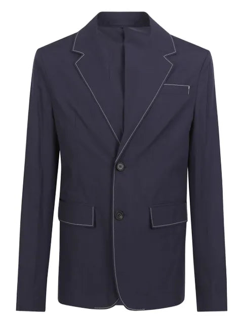 Prada topstitch pocket jacket