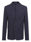 Prada topstitch pocket jacket
