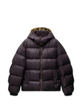 Versace detachable-hood down jacket
