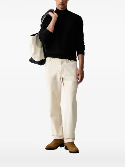 Trussardi ribbed-knit high-neck sweater