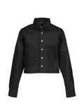 Rivet & Hide cropped trucker jacket