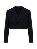 Comme des Garçons Homme Plus cut-out double-breasted blazer