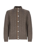 Della Ciana cable-knit button-up cardigan