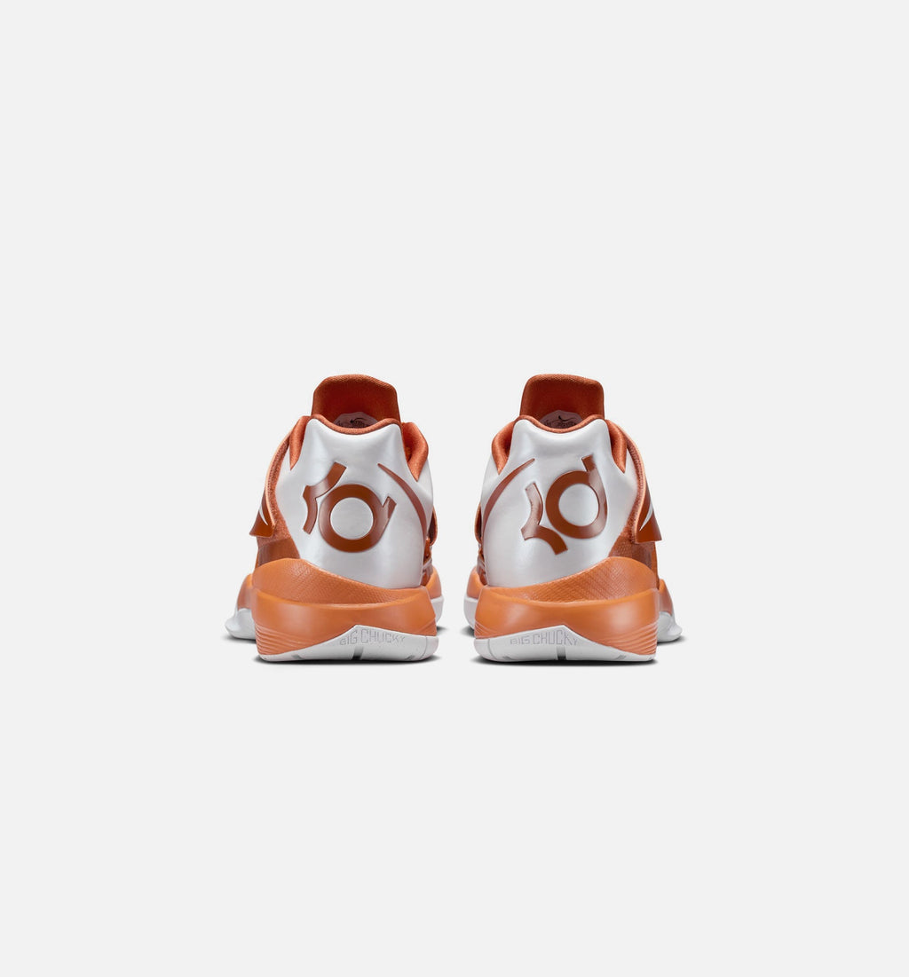 Zoom KD 4 Texas Longhorns Men's Lifestyle Shoe - Desert Orange/White