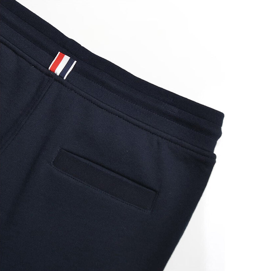 Thom Browne Style Four-Bar Unisex Sweatpants