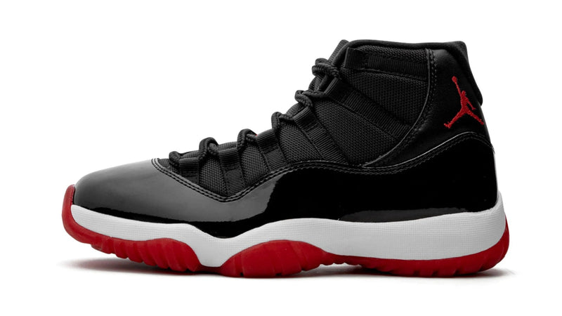 Air Jordan 11 Retro 'Bred' 2019 – Black & Varsity Red High-Top AJ11 with Patent Leather & Icy Concord Sole