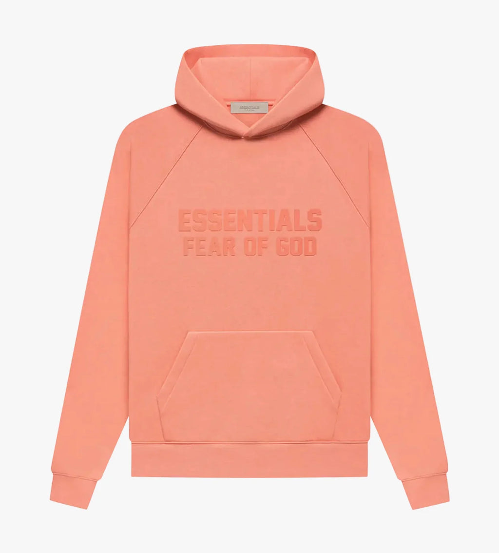 Essentials Fear Of God Hoodie Coral