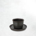 Kinto LT cup & saucer black