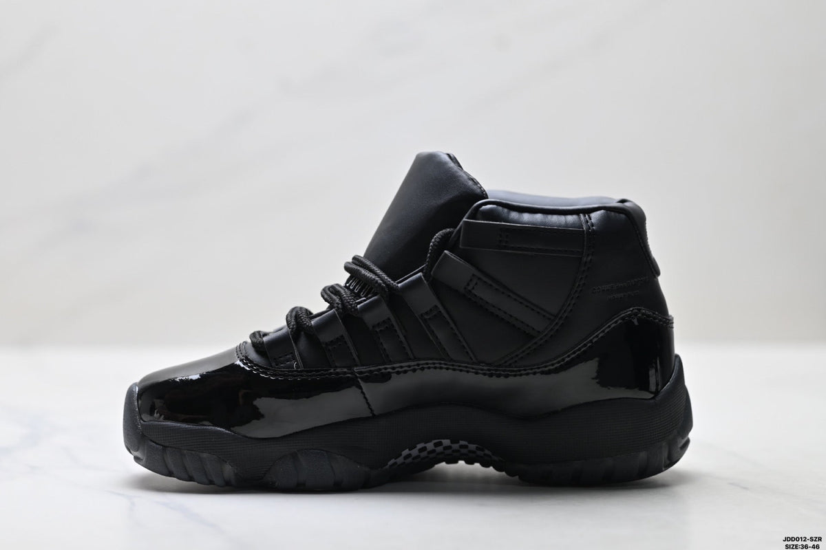 Air Jordan 11 Retro Triple Black Unisex Sneakers Style 22