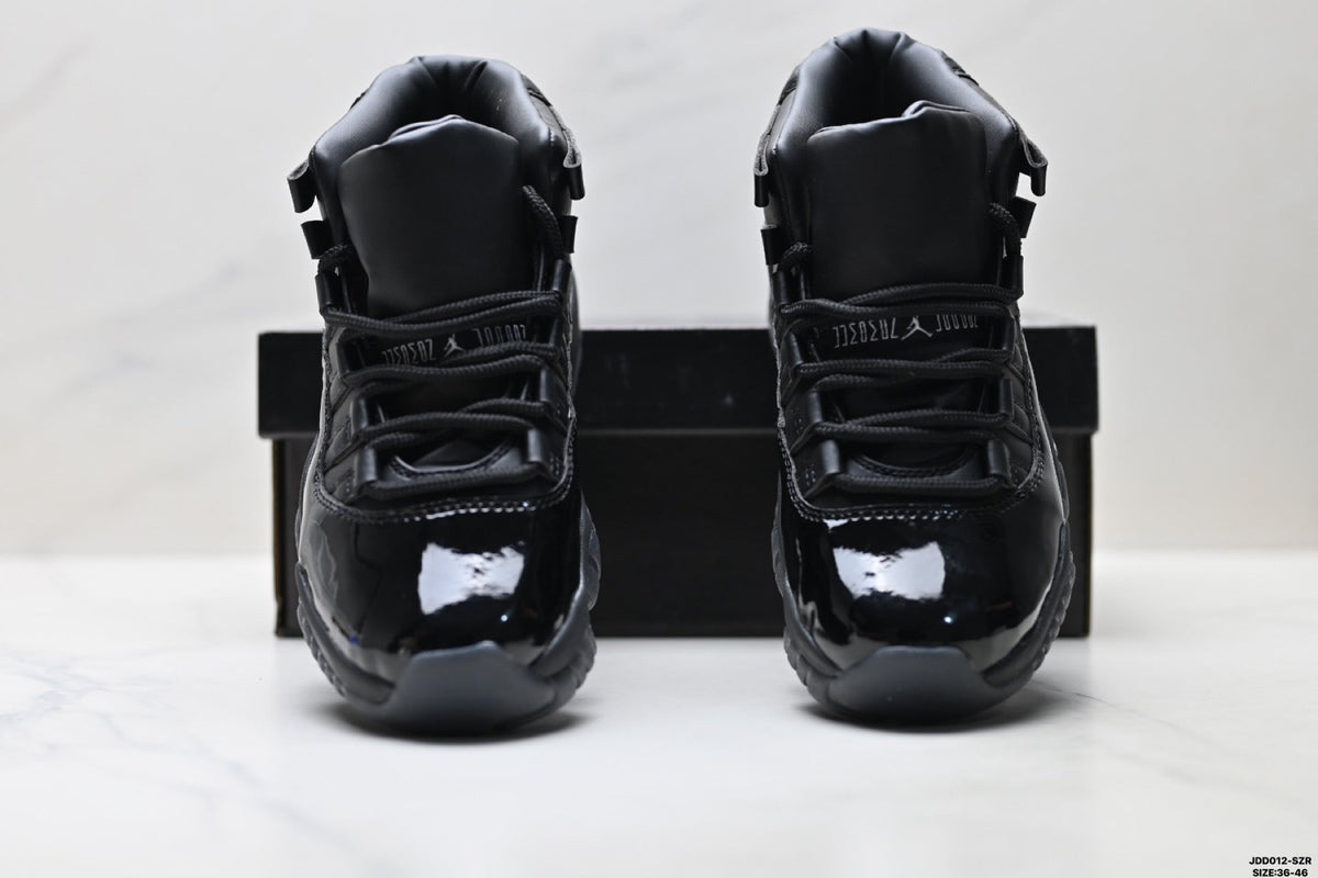 Air Jordan 11 Retro Triple Black Unisex Sneakers Style 22