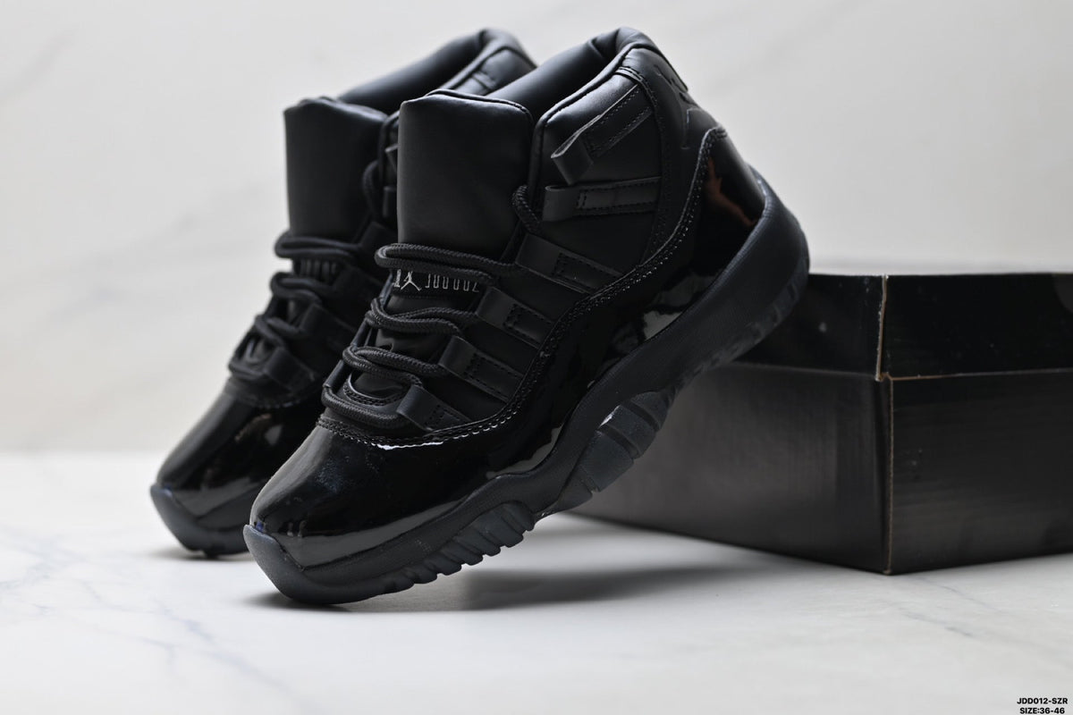 Air Jordan 11 Retro Triple Black Unisex Sneakers Style 22