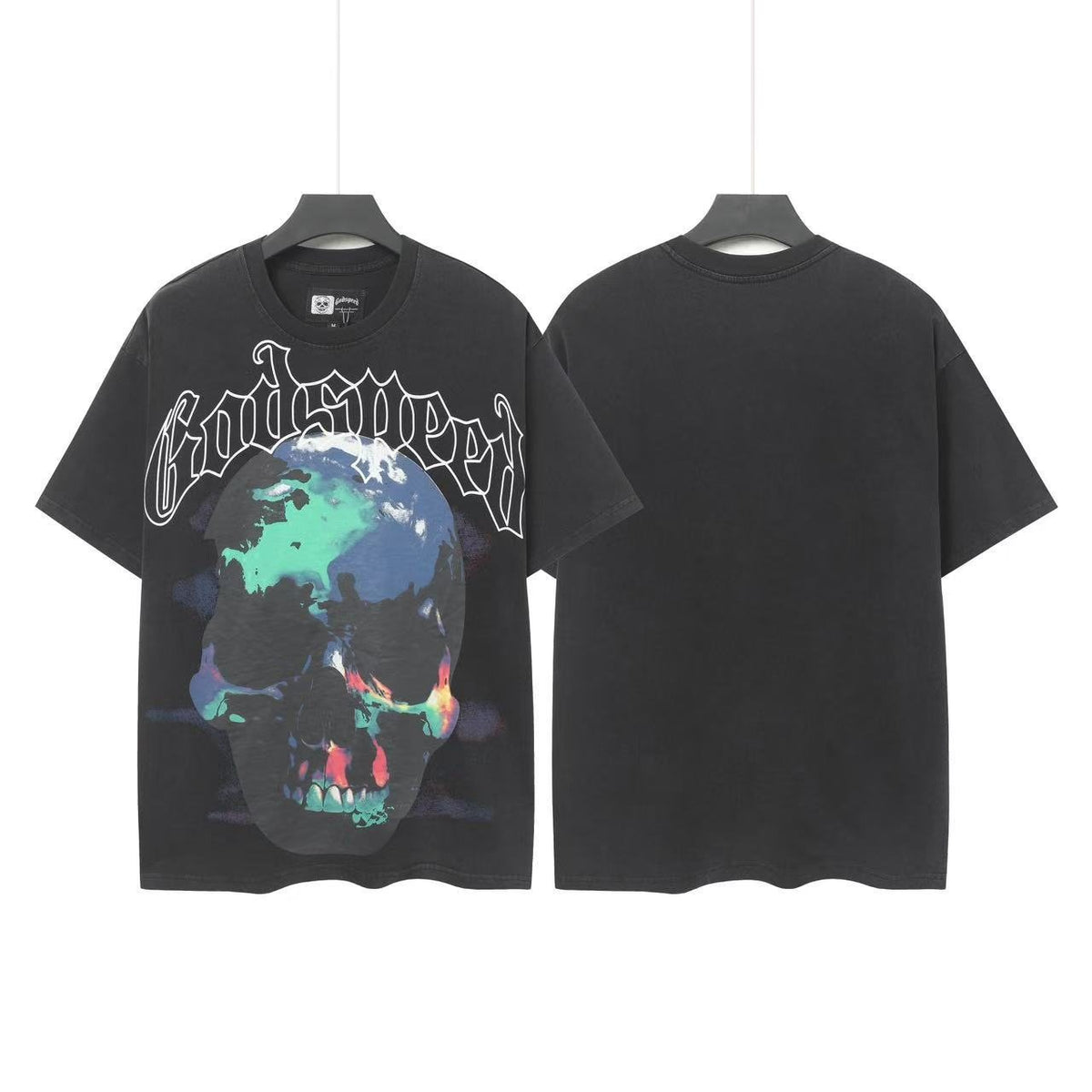 Godspeed Large Skull Graphic T-Shirt