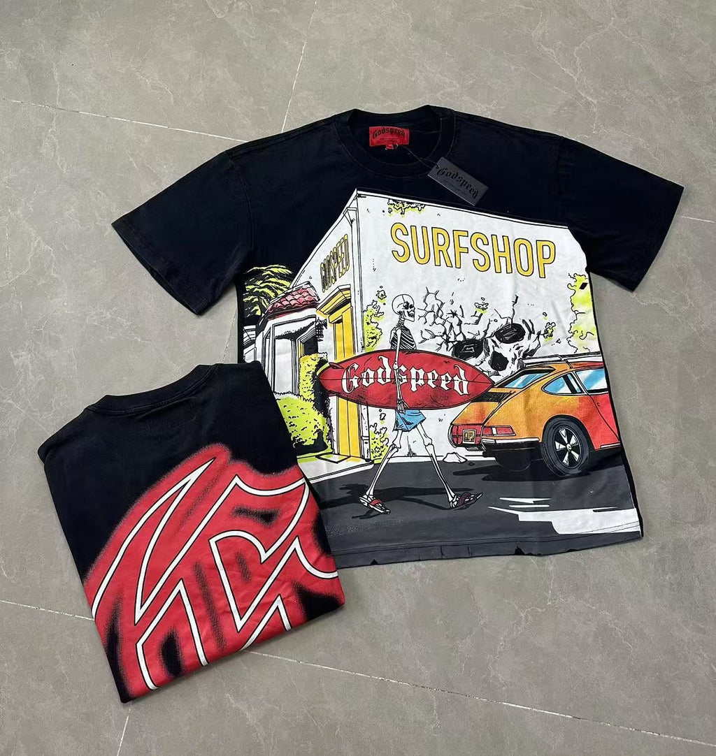 Godspeed Surfshop Graphic T-Shirt