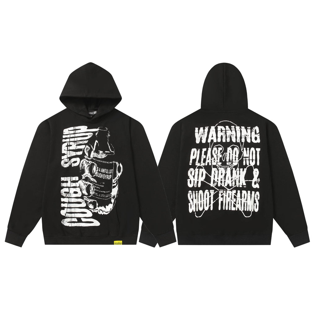 THAT'S A AWFUL LOT OF COUGH SYRUP Warning Graphic Hoodie