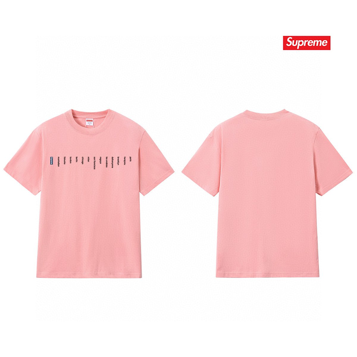 Supreme Location Graphic Short-Sleeve T-Shirt