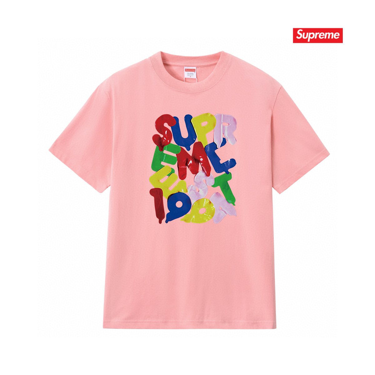 Supreme Colorful Letter Graphic T-Shirt