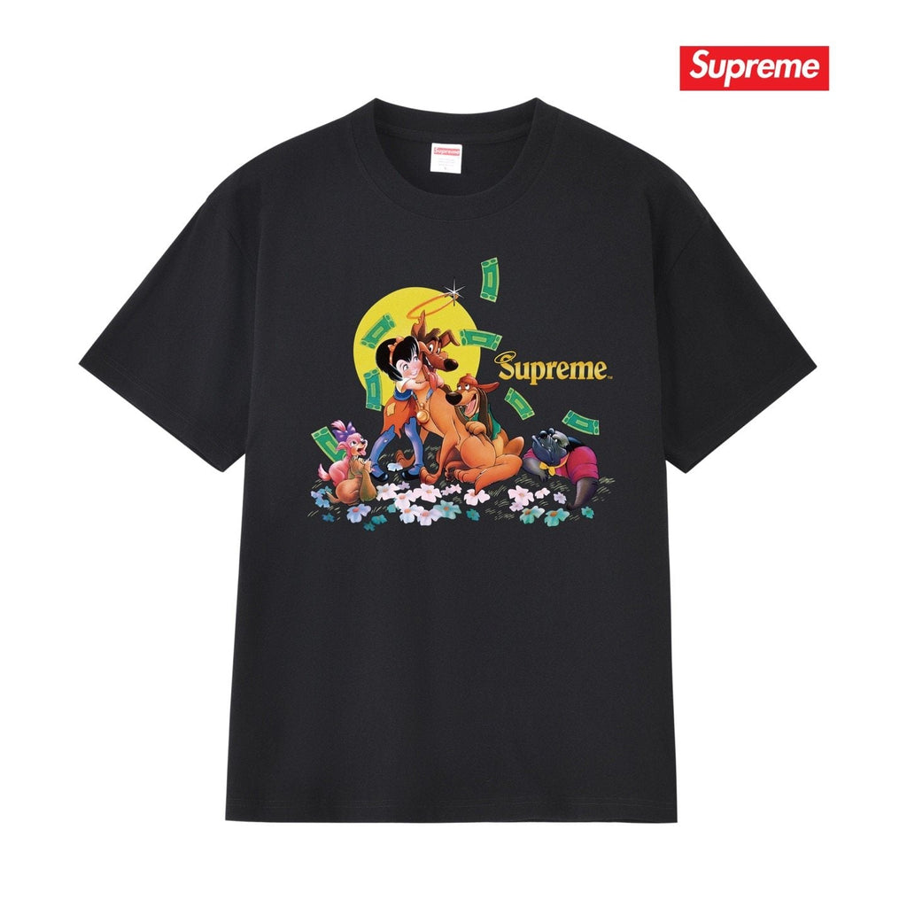 Supreme All Dogs Go To Heaven Dog Graphic T-Shirt