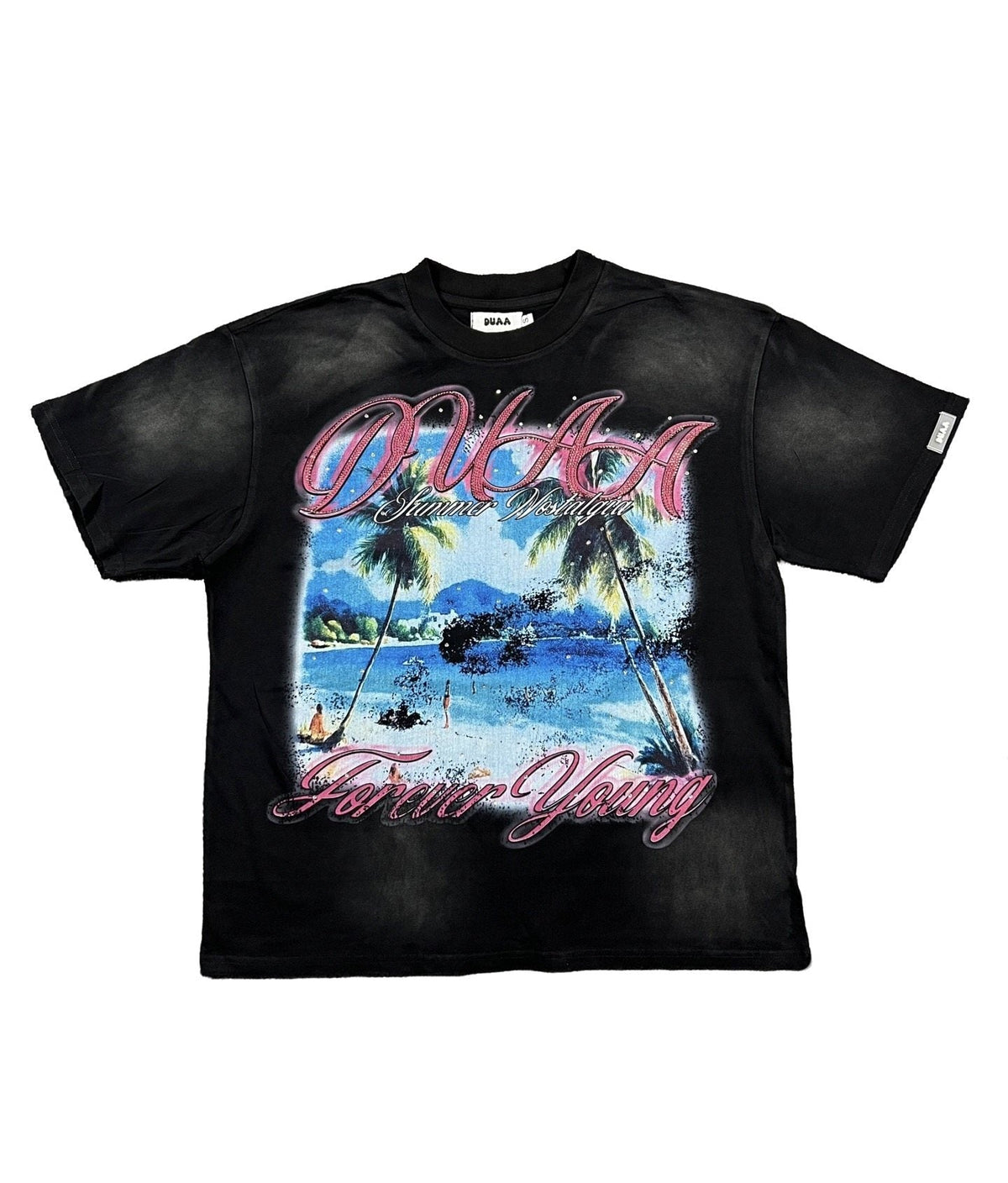 DUAA Forever Young Beach Graphic T-Shirt