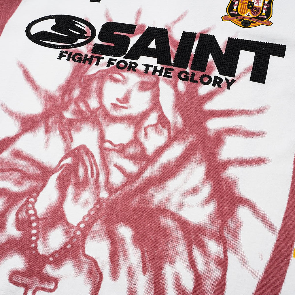 SAINT Rhinestone Number Graphic T-Shirt