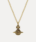 VIVIENNE WESTWOOD Victorine Pendant Necklace Brass(Antique Gold)