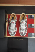 Philipp Plein Graphic Print Low-Top Sneakers - Rubber Sole