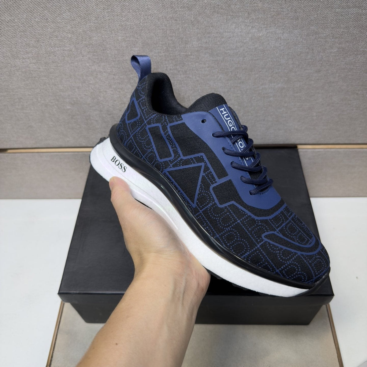 Hugo Boss Men's Graphic Panel Sneakers
