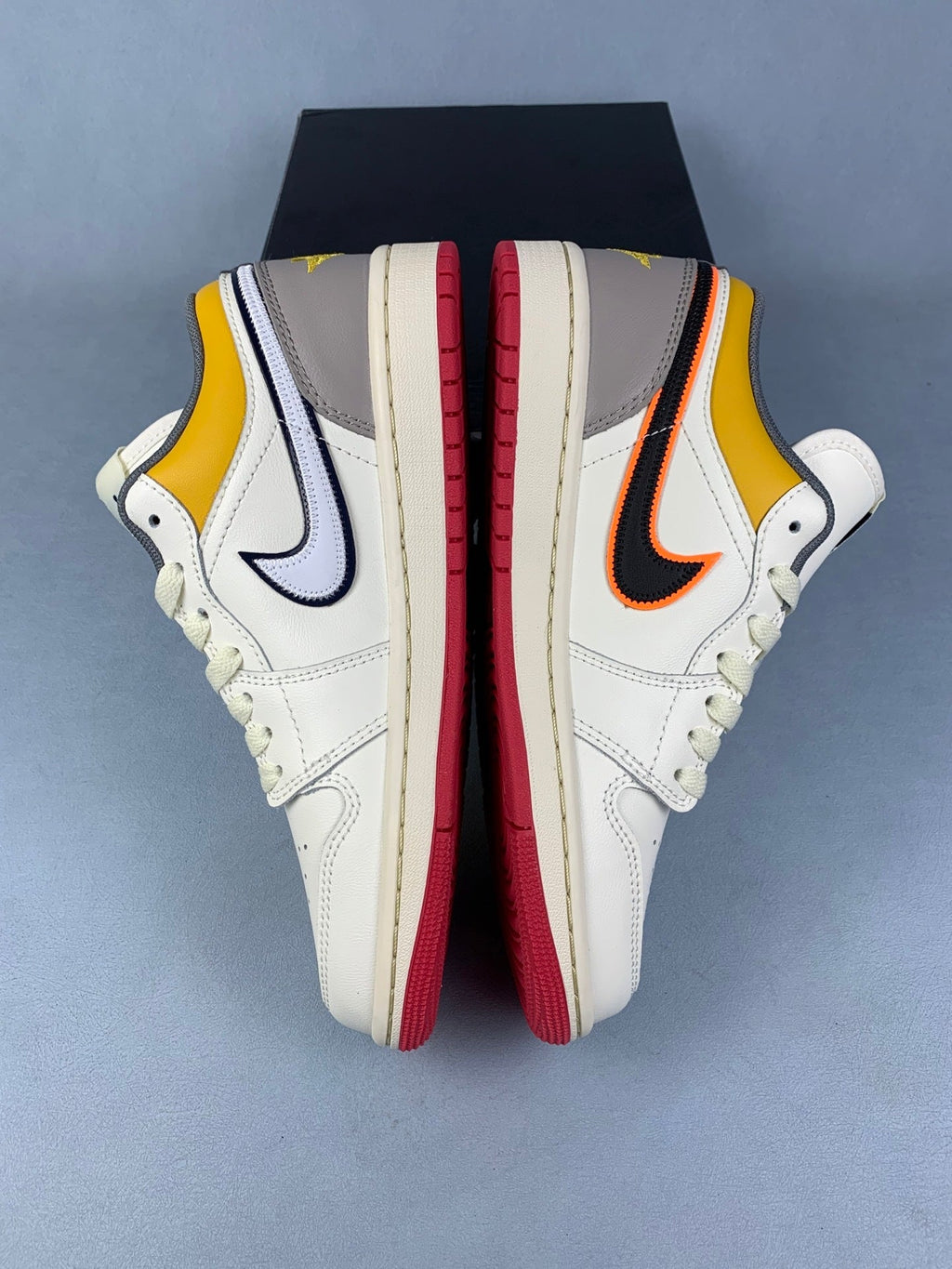 Air Jordan 1 Low Mandarin Duck Sails White Unisex Sneakers HV4511-133