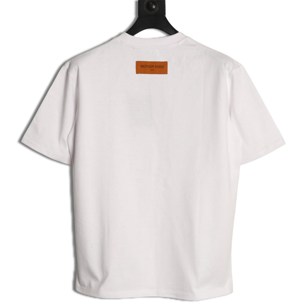 Louis Vuitton Astronaut Graphic Short-Sleeve T-Shirt - White
